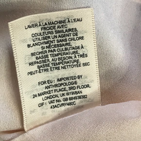 Anthropologie Maeve Peralta Bird Floral Dress w/ Pockets in Pink & Blue, Size 4 - Picture 14 of 15